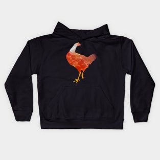 Sunset Chicken Kids Hoodie